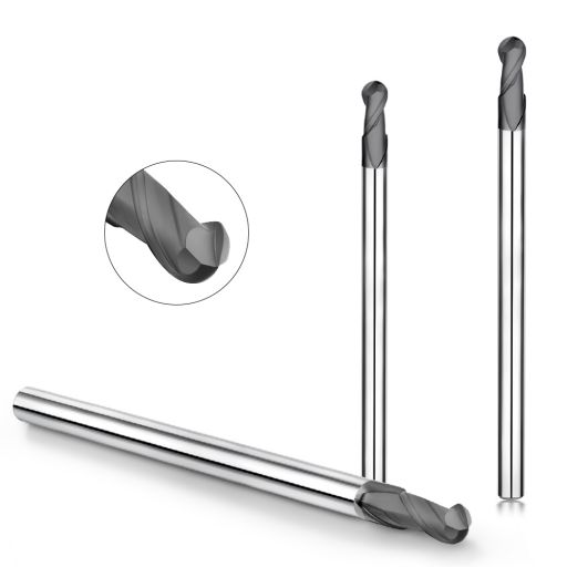 Fresa a testa sferica in grafite