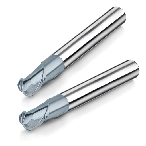 HRC55 Ball Nose End Mill【2 Flutes R0.1-R10】
