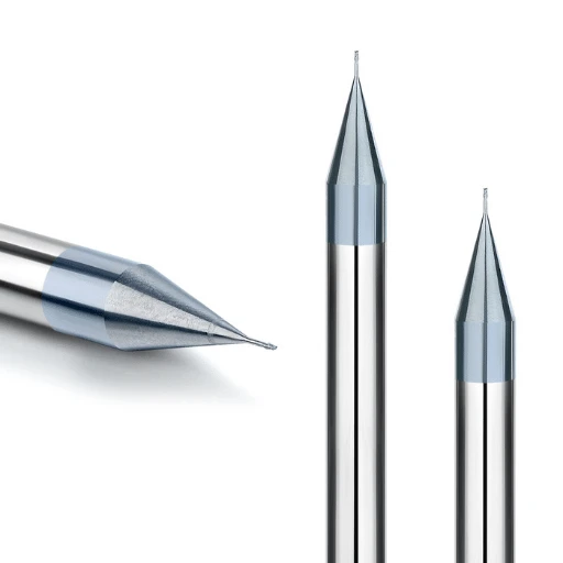 Tungsten Copper Flat Long Neck End Mill【2 Flutes Long Neck Φ 0.2-2】
