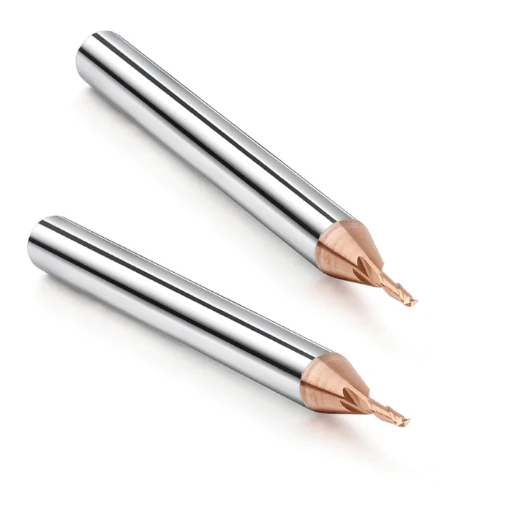 HRC65 Flat End Mill【2 Flutes Φ 0.2-6】