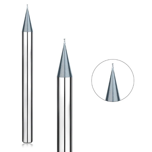 Tungsten Copper Flat End Mill【2 FlutesΦ0.1-6】