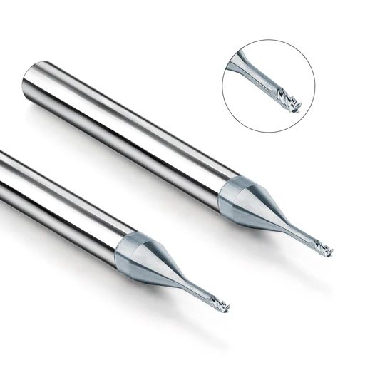HRC55 Flat Long Neck End Mill