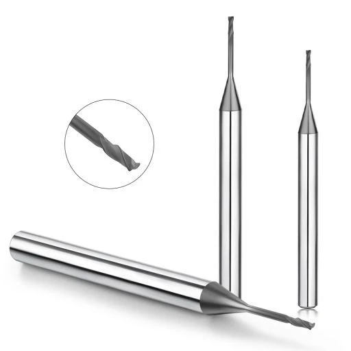 Graphite Corner Radius Long Neck End Mill