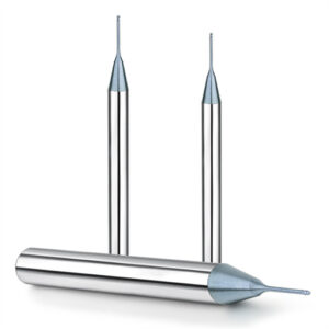 HRC55 Flat Long Neck End Mill【2 Flutes Long Neck Φ 0.2-2】