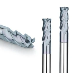 Tungsten Copper Corner Radius End Mill【4 Flutes Φ3-12】