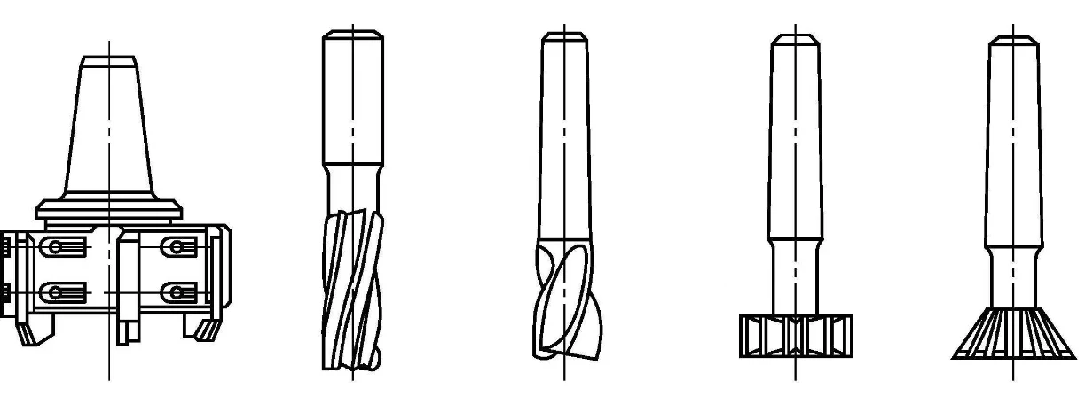 Shank milling cutter