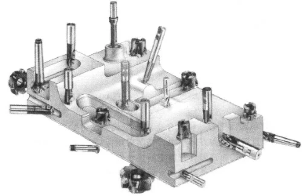 Commonly used milling tools and their processing surfaces