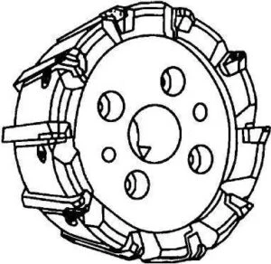 Face milling cutter
