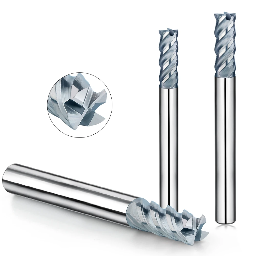 4 flute end mills