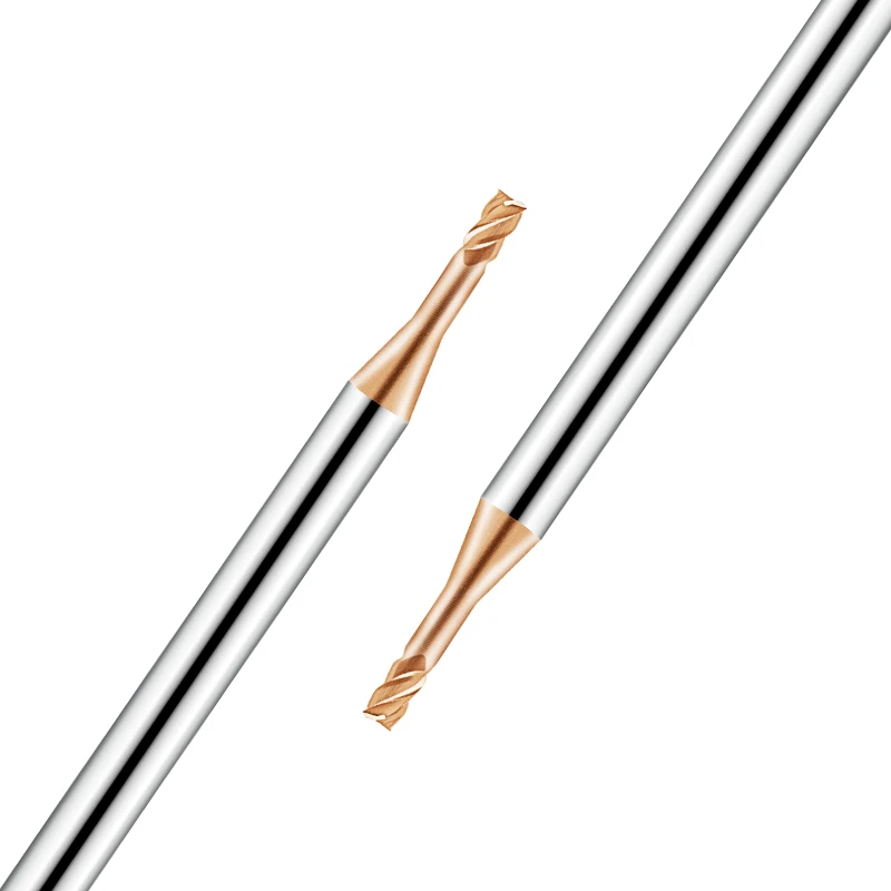 4 Flutes Long Neck Flat End Mill