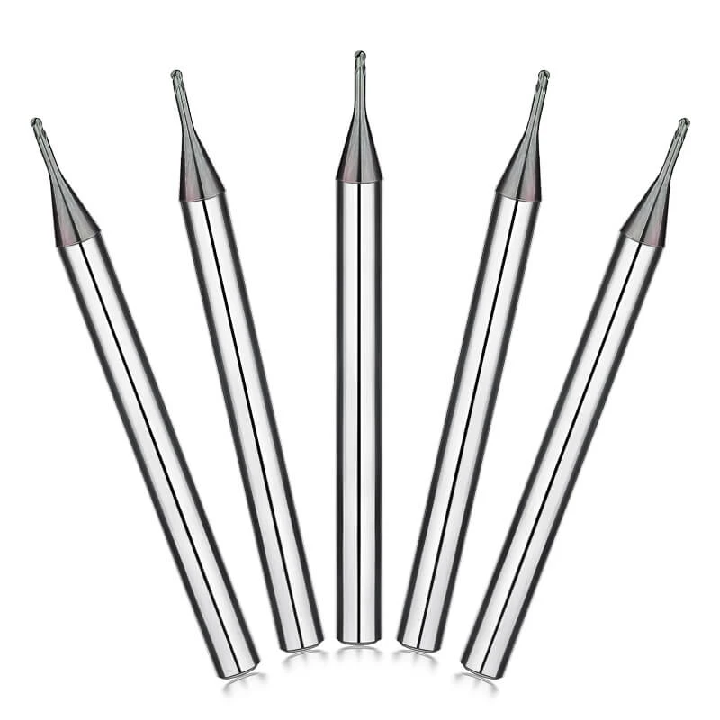 2 Flutes Long Neck Ballnose End Mill-5
