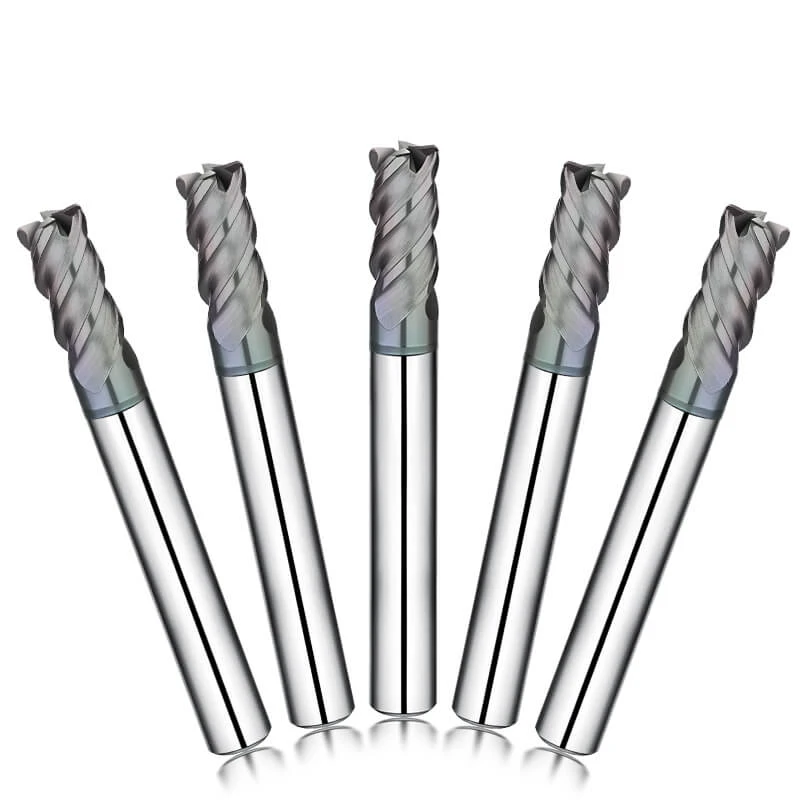 4 flutes corner radius end mill