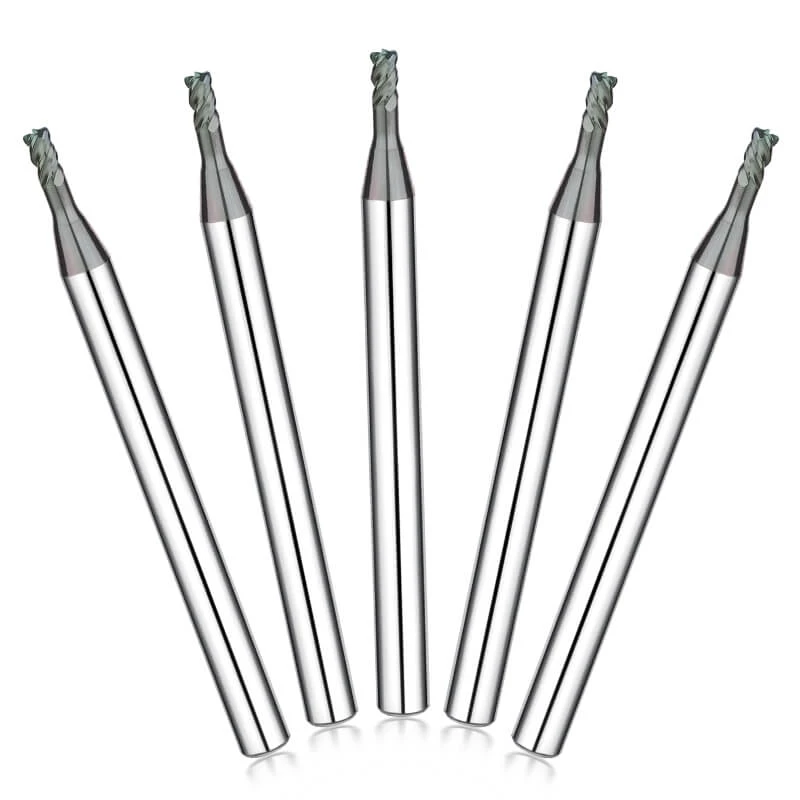 4 Flutes Long Neck Corner Radius End Mill-5